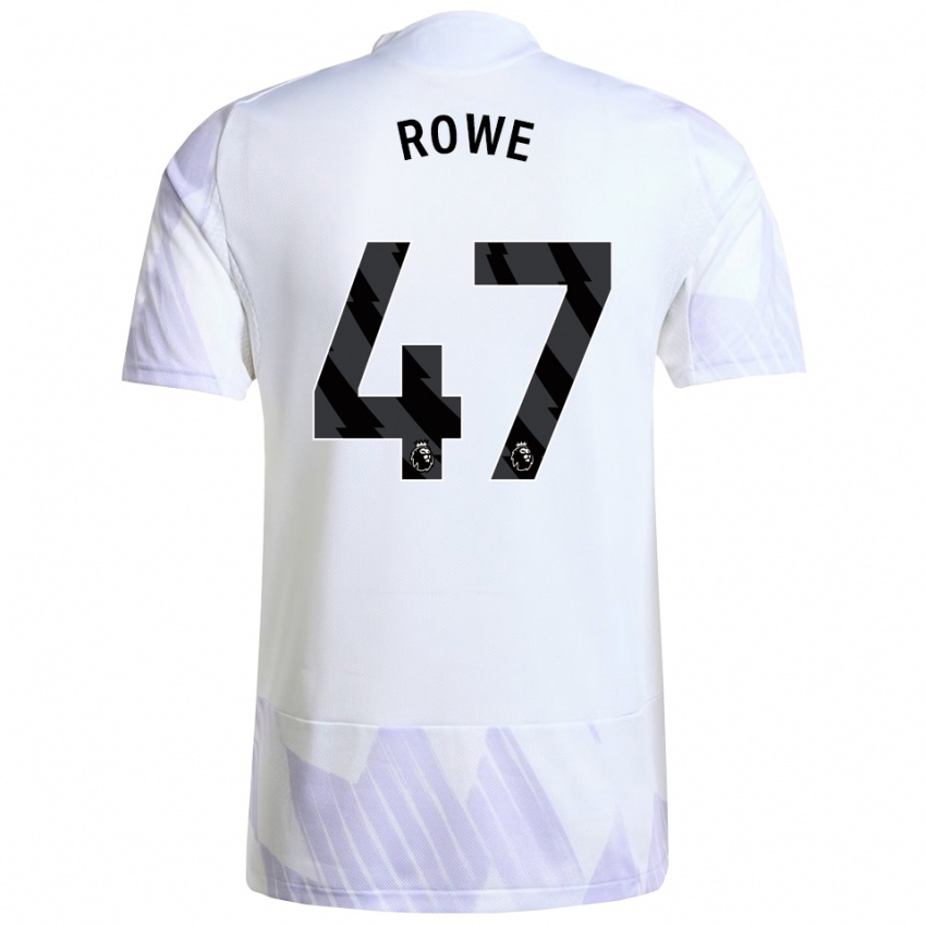 נשים טומי רואו #47 לבן סגול סגול הרחק ג'רזי 2025/26 חולצה קצרה