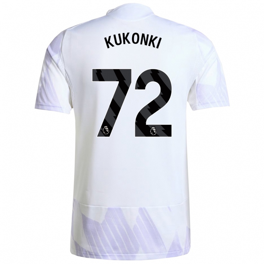 נשים Godwill Kukonki #72 לבן סגול סגול הרחק ג'רזי 2025/26 חולצה קצרה