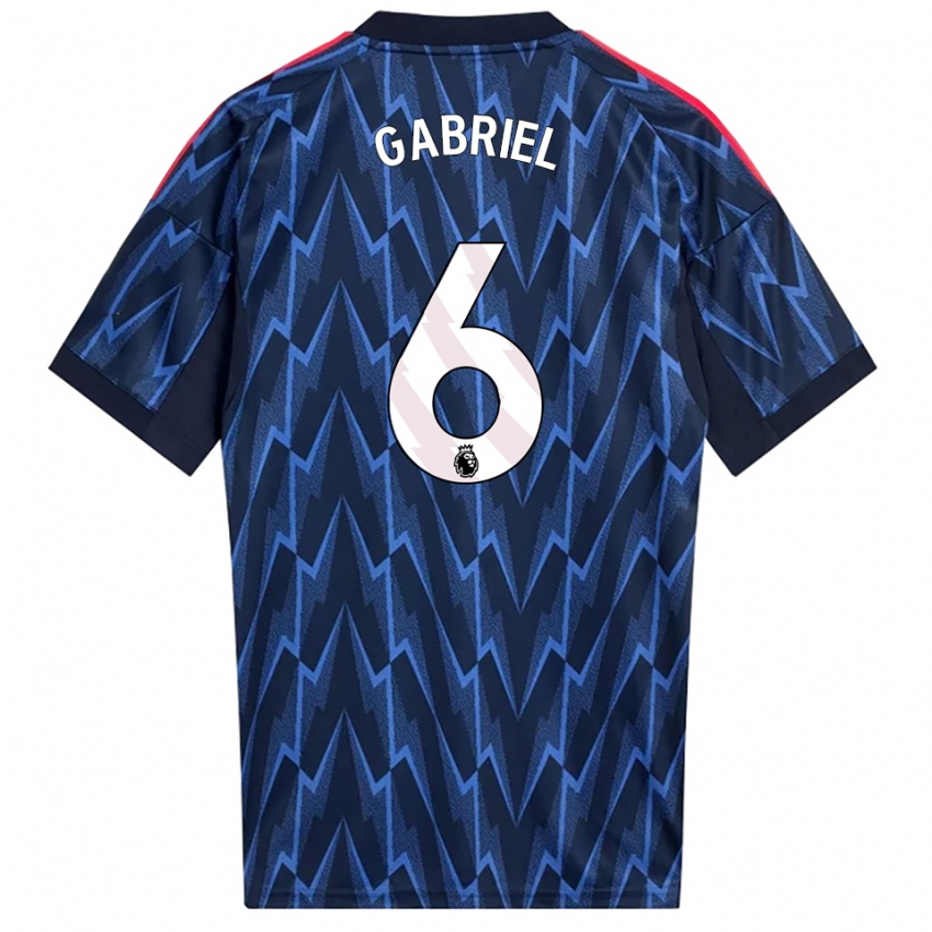 נשים גבריאל #6 נייבי אדום הרחק ג'רזי 2025/26 חולצה קצרה