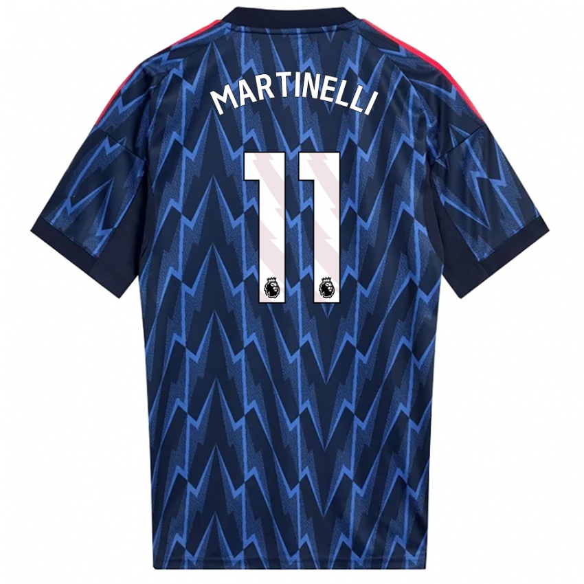 נשים גבריאל מרטינלי #11 נייבי אדום הרחק ג'רזי 2025/26 חולצה קצרה