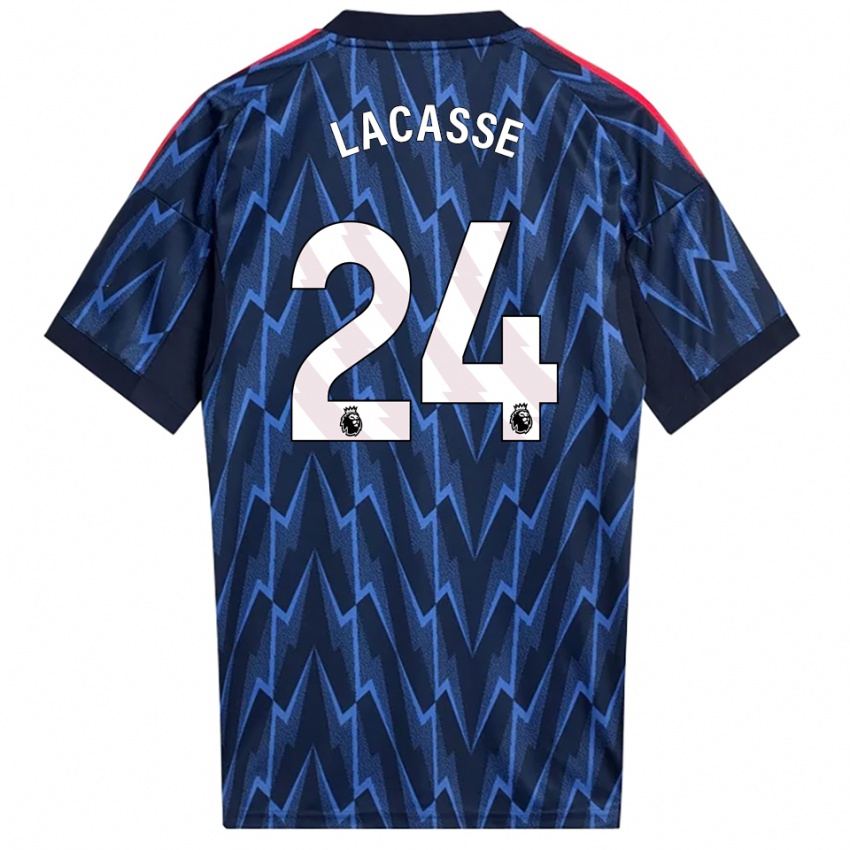 נשים קלואי לקאס #24 נייבי אדום הרחק ג'רזי 2025/26 חולצה קצרה