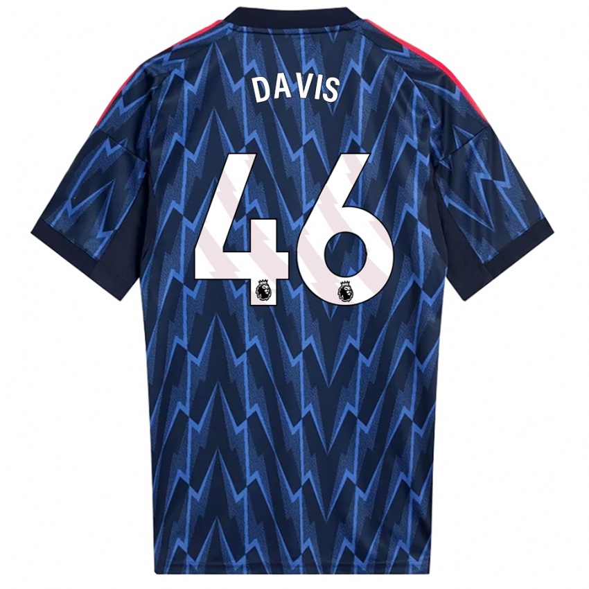 נשים המחיר של דייויס #46 נייבי אדום הרחק ג'רזי 2025/26 חולצה קצרה