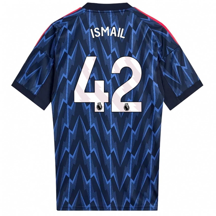 נשים קמרון איסמעיל #42 נייבי אדום הרחק ג'רזי 2025/26 חולצה קצרה