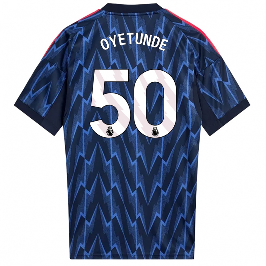 נשים דניאל אויטונדה #50 נייבי אדום הרחק ג'רזי 2025/26 חולצה קצרה