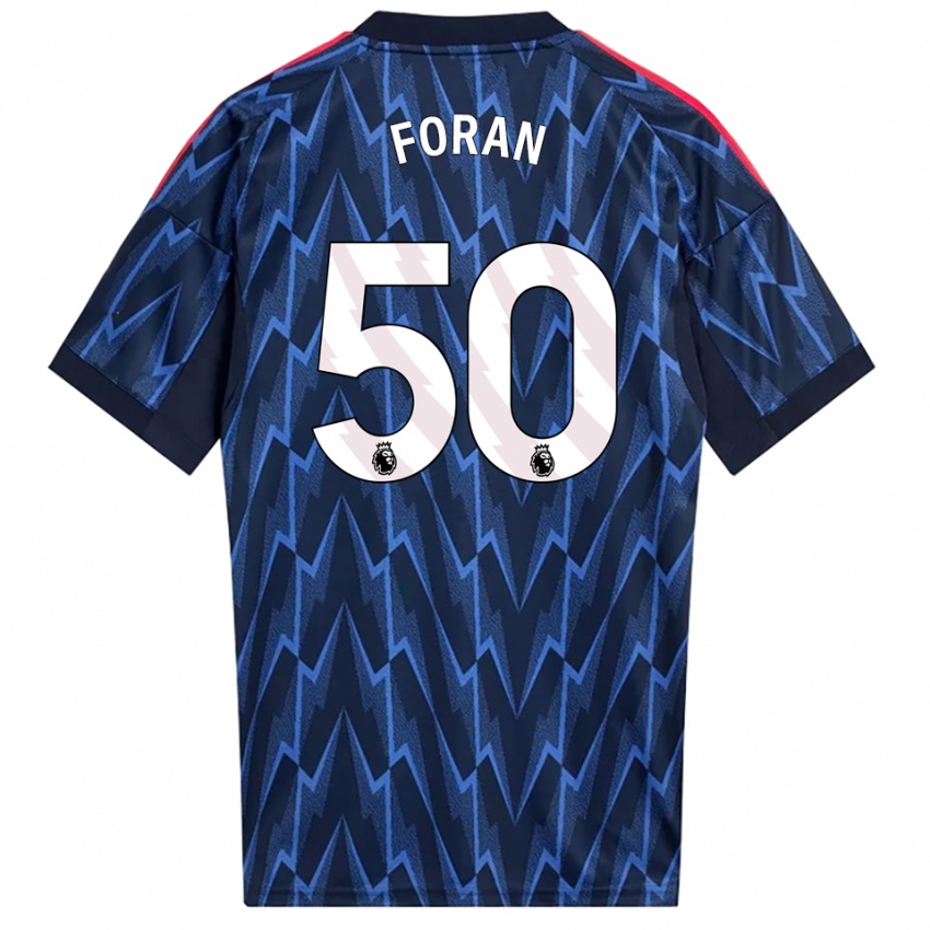 נשים טיילור פורן #50 נייבי אדום הרחק ג'רזי 2025/26 חולצה קצרה