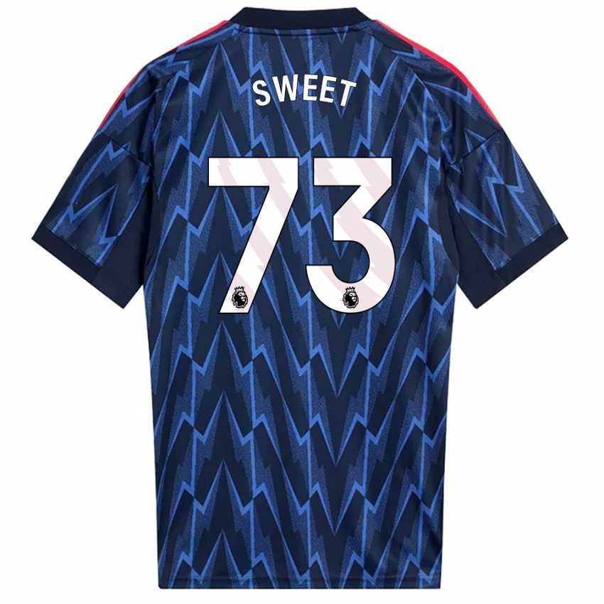 נשים ג'יימס סוויט #73 נייבי אדום הרחק ג'רזי 2025/26 חולצה קצרה