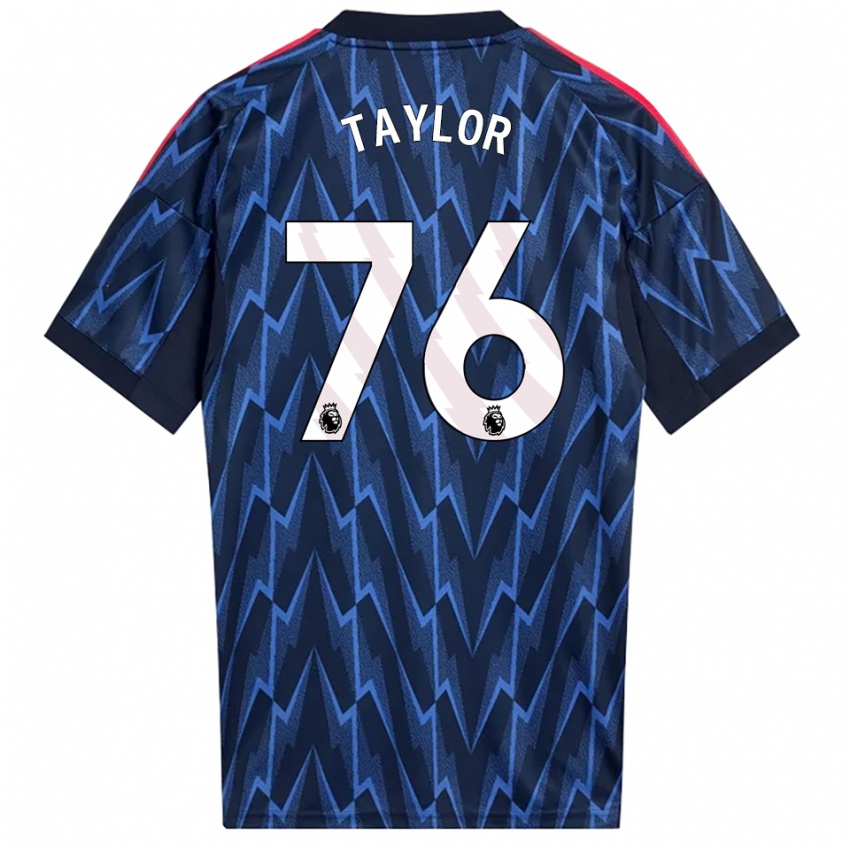 נשים קידו טיילור-הארט #76 נייבי אדום הרחק ג'רזי 2025/26 חולצה קצרה