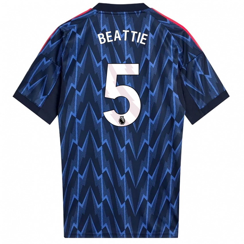 נשים ג'ן ביטי #5 נייבי אדום הרחק ג'רזי 2025/26 חולצה קצרה