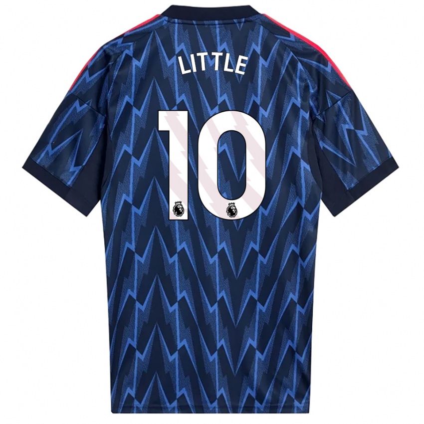 נשים קים ליטל #10 נייבי אדום הרחק ג'רזי 2025/26 חולצה קצרה