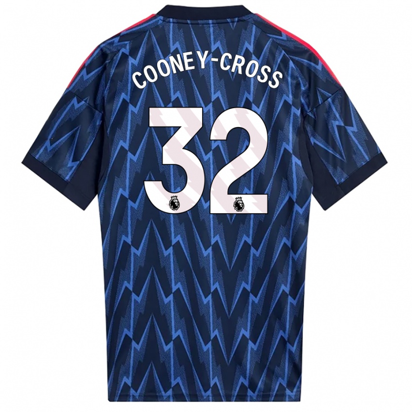 נשים קוני-קרוס #32 נייבי אדום הרחק ג'רזי 2025/26 חולצה קצרה