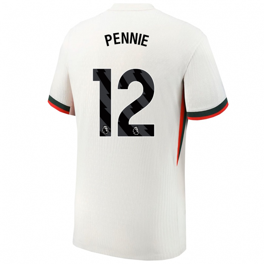 נשים Andrew Pennie #12 לבן ירוק הרחק ג'רזי 2025/26 חולצה קצרה