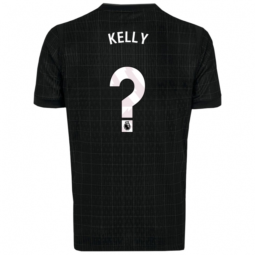 נשים קייל קלי #0 שחור אפור הרחק ג'רזי 2025/26 חולצה קצרה