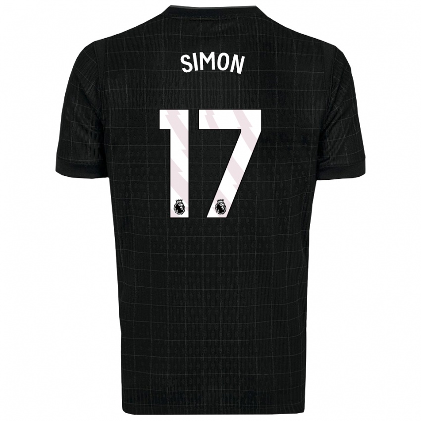 נשים קיט גראהם #17 שחור אפור הרחק ג'רזי 2025/26 חולצה קצרה