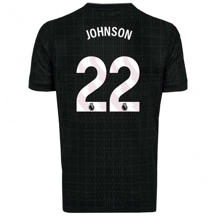 נשים ברנן ג'ונסון #22 שחור אפור הרחק ג'רזי 2025/26 חולצה קצרה