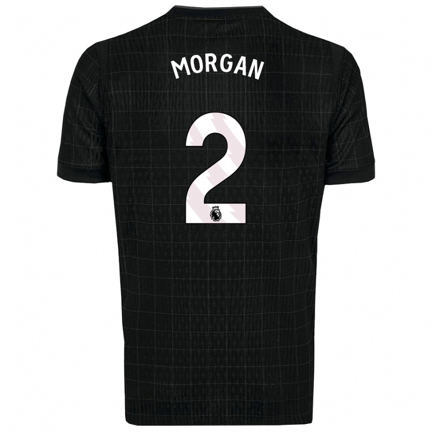 נשים אסתר מורגן #2 שחור אפור הרחק ג'רזי 2025/26 חולצה קצרה