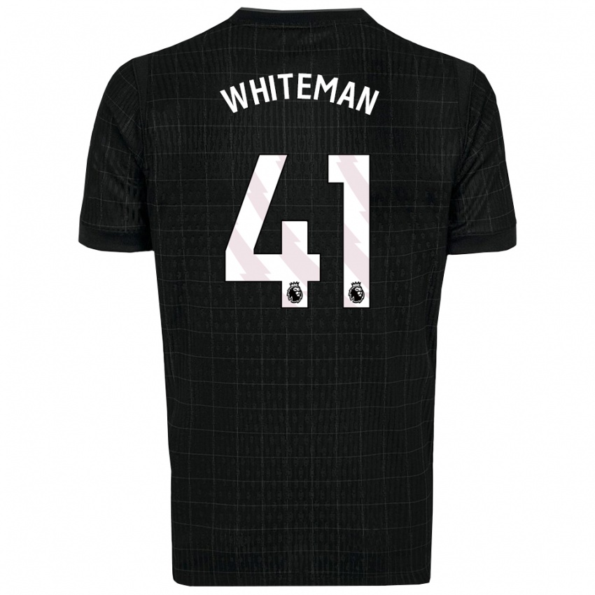 נשים אלפי ווייטמן #41 שחור אפור הרחק ג'רזי 2025/26 חולצה קצרה