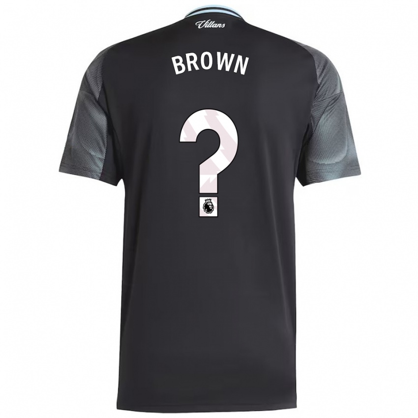נשים Alvin Brown #0 שחור תכלת הרחק ג'רזי 2025/26 חולצה קצרה