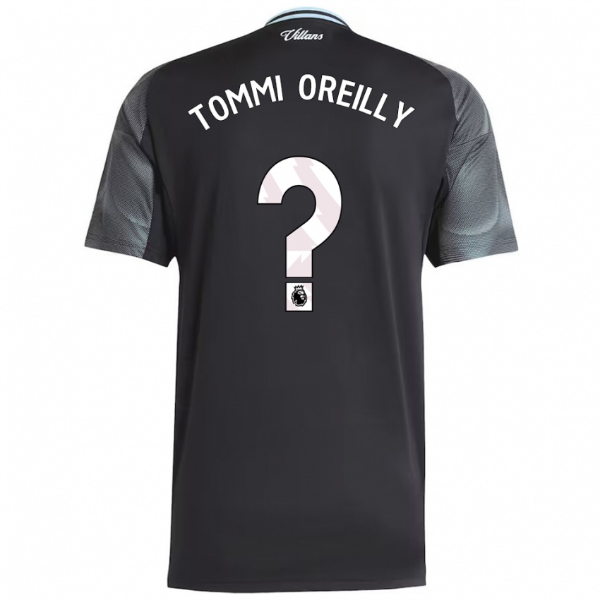 נשים טומי או'ריילי #0 שחור תכלת הרחק ג'רזי 2025/26 חולצה קצרה