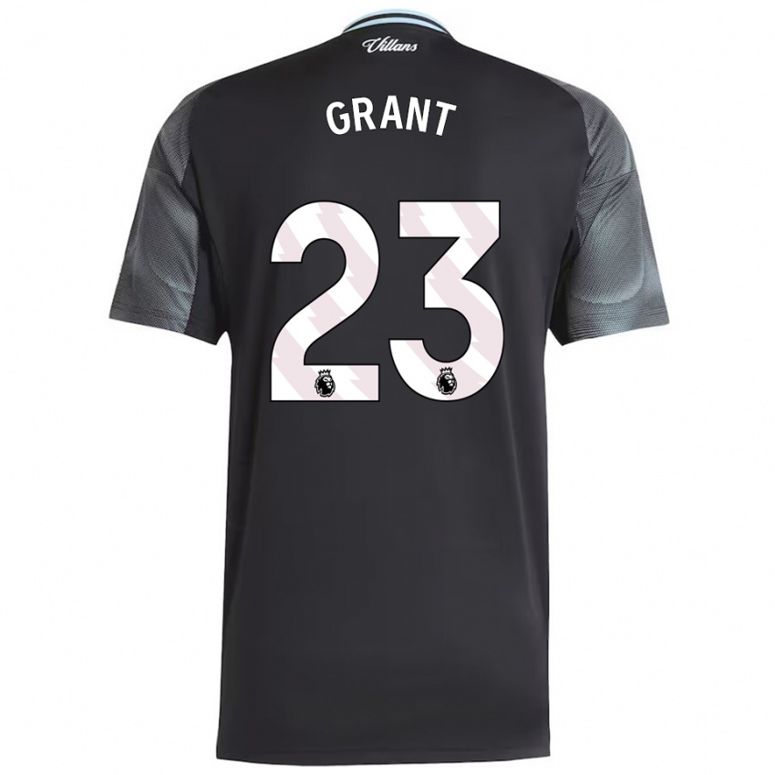 נשים גרנט צ'סיטי #23 שחור תכלת הרחק ג'רזי 2025/26 חולצה קצרה