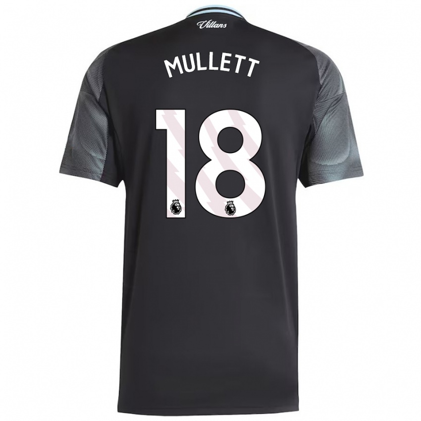 נשים ג'ורג'יה מולט #18 שחור תכלת הרחק ג'רזי 2025/26 חולצה קצרה