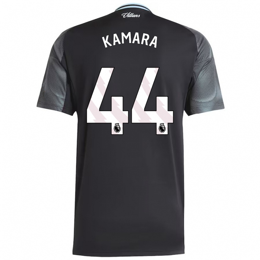 נשים בובאקר קמארה #44 שחור תכלת הרחק ג'רזי 2025/26 חולצה קצרה