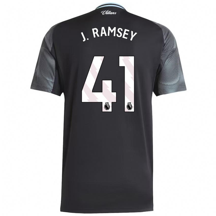 נשים ג'ייקוב רמזי #41 שחור תכלת הרחק ג'רזי 2025/26 חולצה קצרה