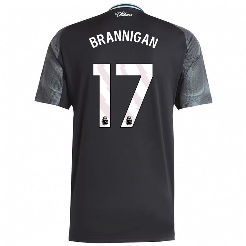 נשים קול בראניגן #17 שחור תכלת הרחק ג'רזי 2025/26 חולצה קצרה