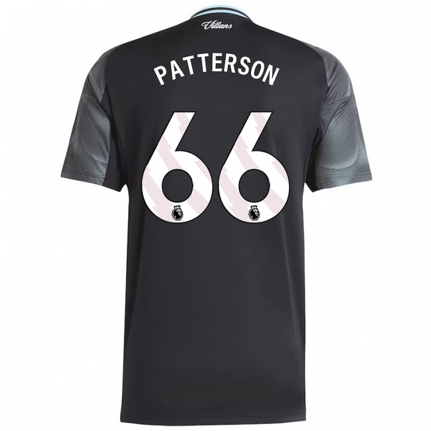 נשים טראוויס פטרסון #66 שחור תכלת הרחק ג'רזי 2025/26 חולצה קצרה