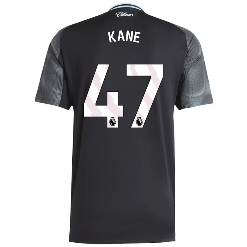 נשים Kane Taylor #47 שחור תכלת הרחק ג'רזי 2025/26 חולצה קצרה