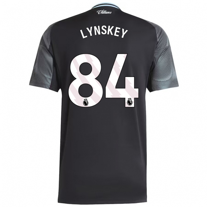 נשים אלפי לינסקי #84 שחור תכלת הרחק ג'רזי 2025/26 חולצה קצרה