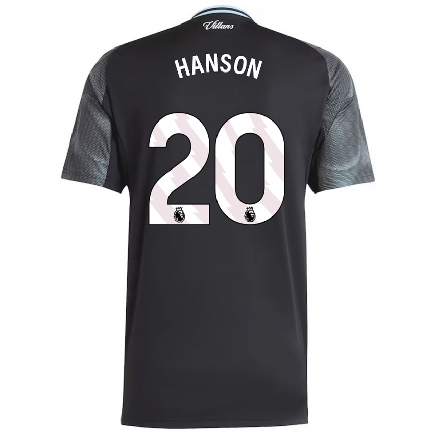 נשים קירסטי הנסון #20 שחור תכלת הרחק ג'רזי 2025/26 חולצה קצרה