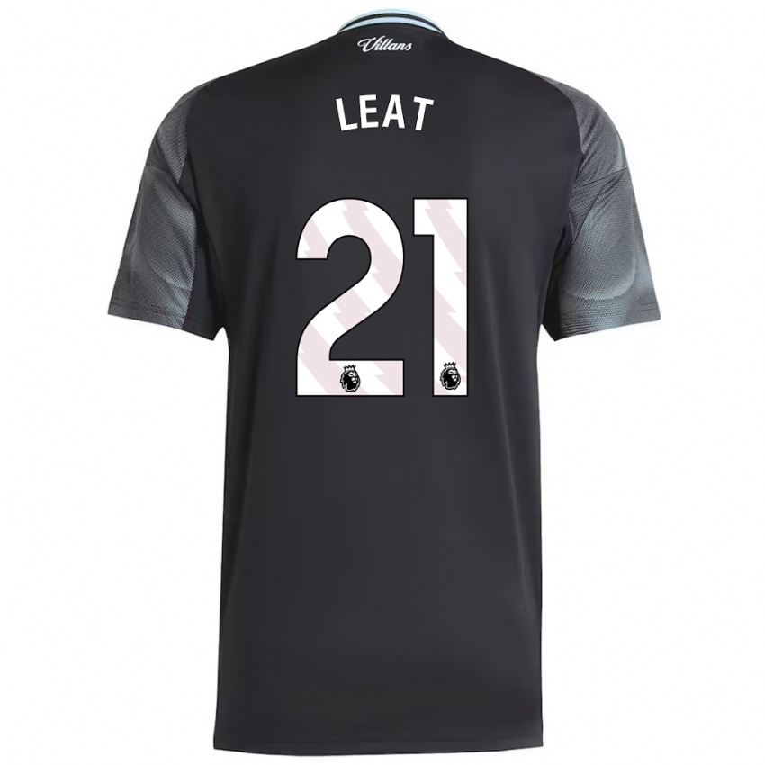 נשים אנה ליט #21 שחור תכלת הרחק ג'רזי 2025/26 חולצה קצרה