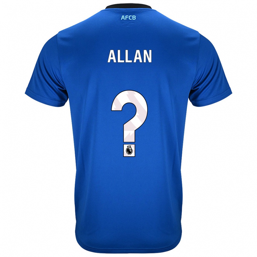 נשים Mack Allan #0 כחול שחור הרחק ג'רזי 2025/26 חולצה קצרה