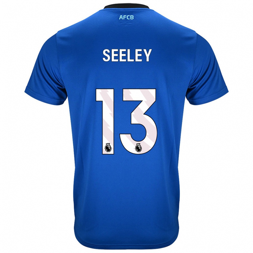 נשים Will Seeley #13 כחול שחור הרחק ג'רזי 2025/26 חולצה קצרה
