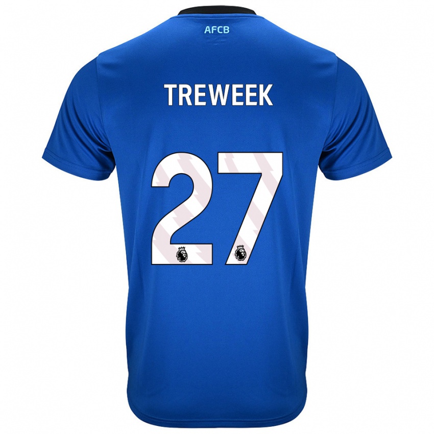 נשים Amber Treweek #27 כחול שחור הרחק ג'רזי 2025/26 חולצה קצרה