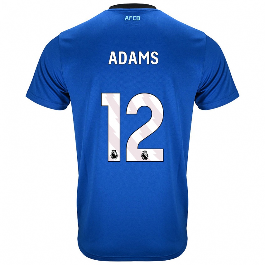 נשים טיילר אדמס #12 כחול שחור הרחק ג'רזי 2025/26 חולצה קצרה