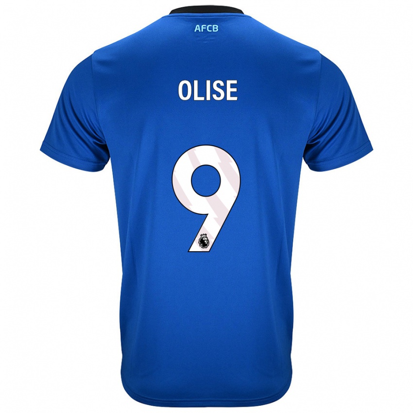 נשים ג'וש המילטון-אוליז #9 כחול שחור הרחק ג'רזי 2025/26 חולצה קצרה