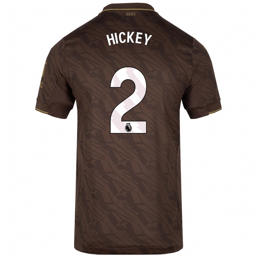 נשים ארון היקי #2 חום זהב הרחק ג'רזי 2025/26 חולצה קצרה