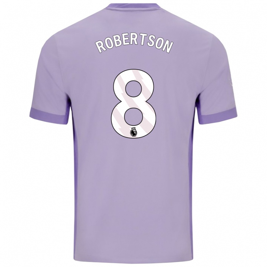 נשים ג'וש רוברטסון #8 טארו סגול לבן הרחק ג'רזי 2025/26 חולצה קצרה