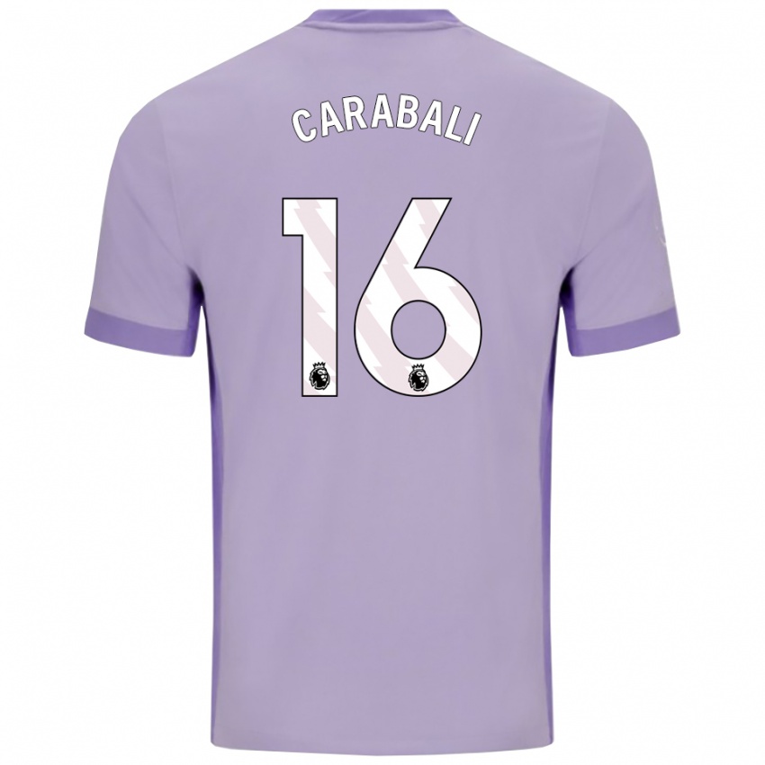 נשים ג'ורלין קרבאלי #16 טארו סגול לבן הרחק ג'רזי 2025/26 חולצה קצרה