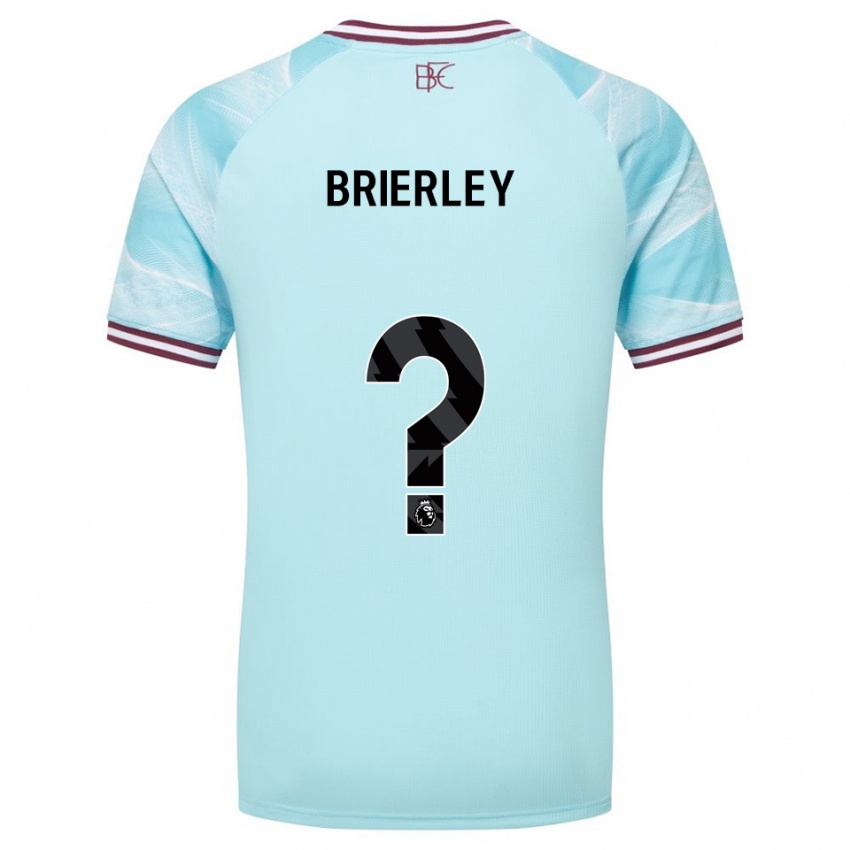 נשים George Brierley #0 תכלת בורדו הרחק ג'רזי 2025/26 חולצה קצרה