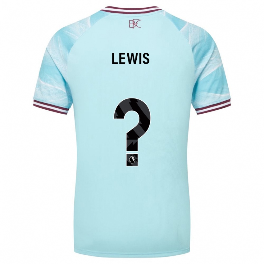 נשים James Lewis #0 תכלת בורדו הרחק ג'רזי 2025/26 חולצה קצרה