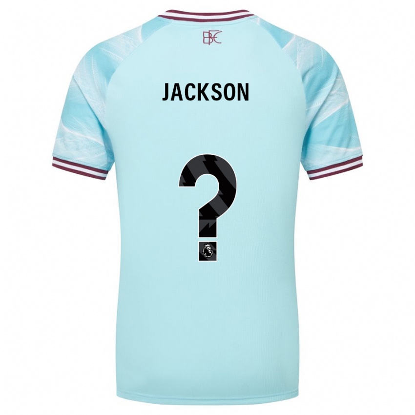 נשים Luca Jackson #0 תכלת בורדו הרחק ג'רזי 2025/26 חולצה קצרה