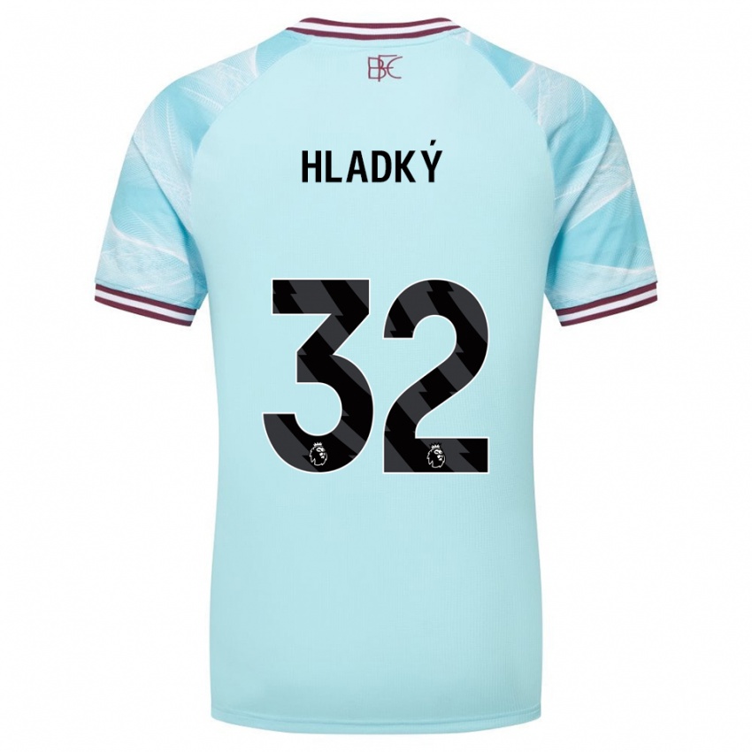 נשים ואצלב הלדקי #32 תכלת בורדו הרחק ג'רזי 2025/26 חולצה קצרה