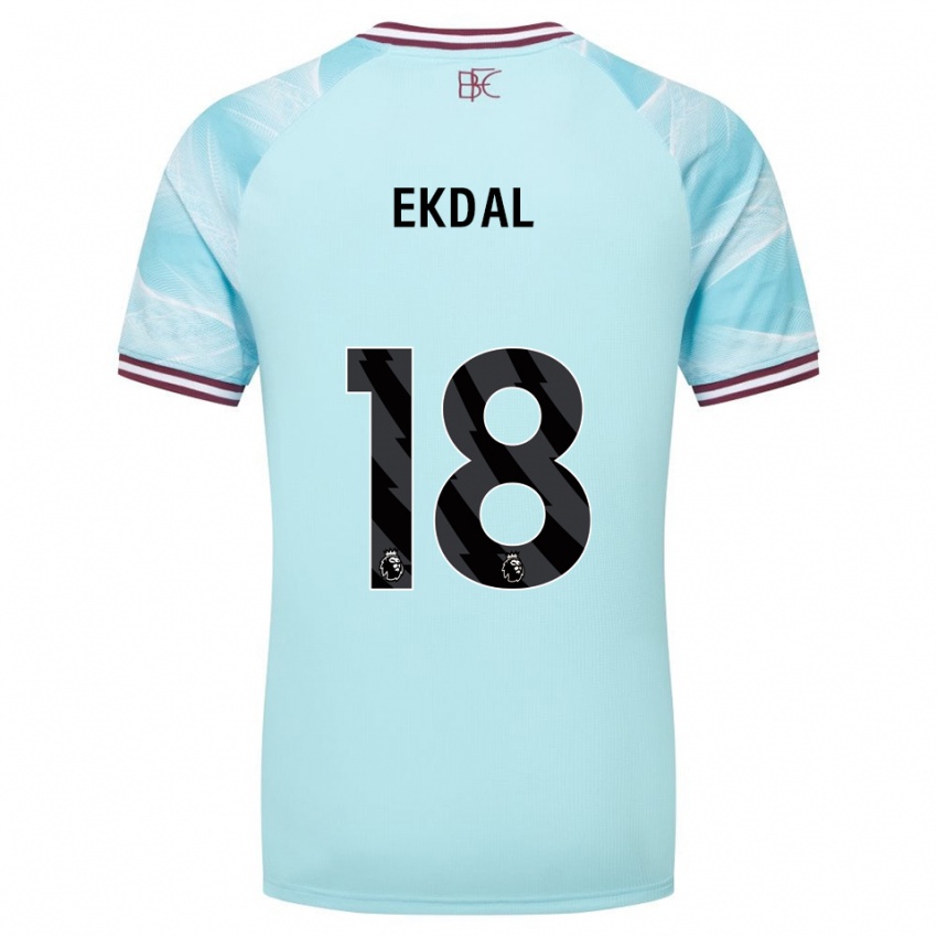 נשים יילמאר אקדאל #18 תכלת בורדו הרחק ג'רזי 2025/26 חולצה קצרה