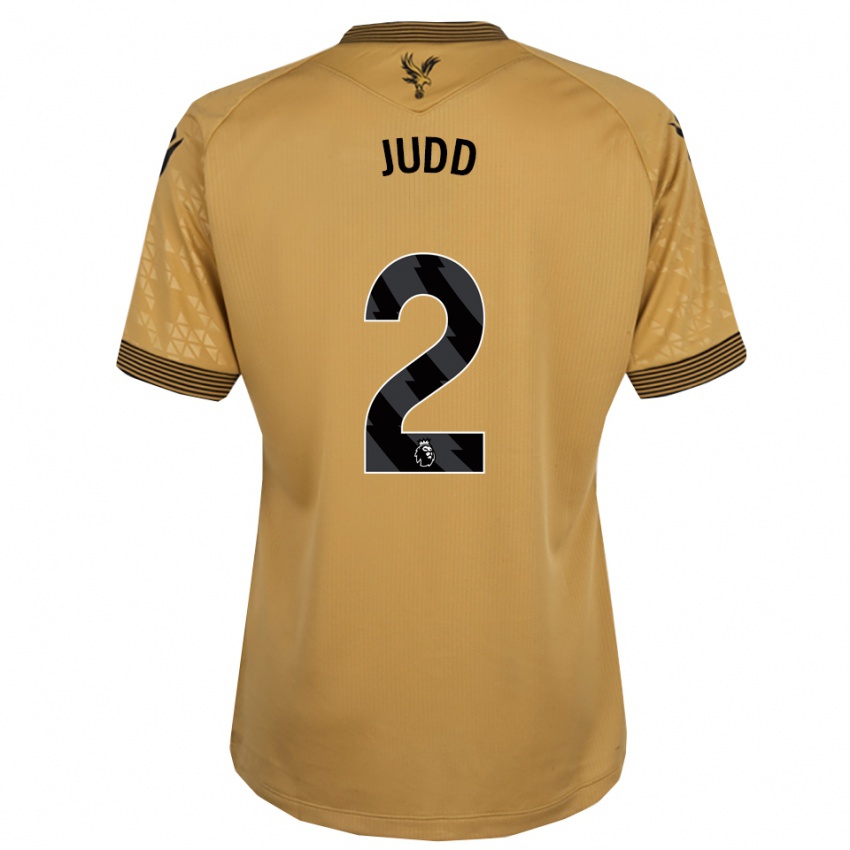 נשים Jasper Judd #2 זהב שחור הרחק ג'רזי 2025/26 חולצה קצרה