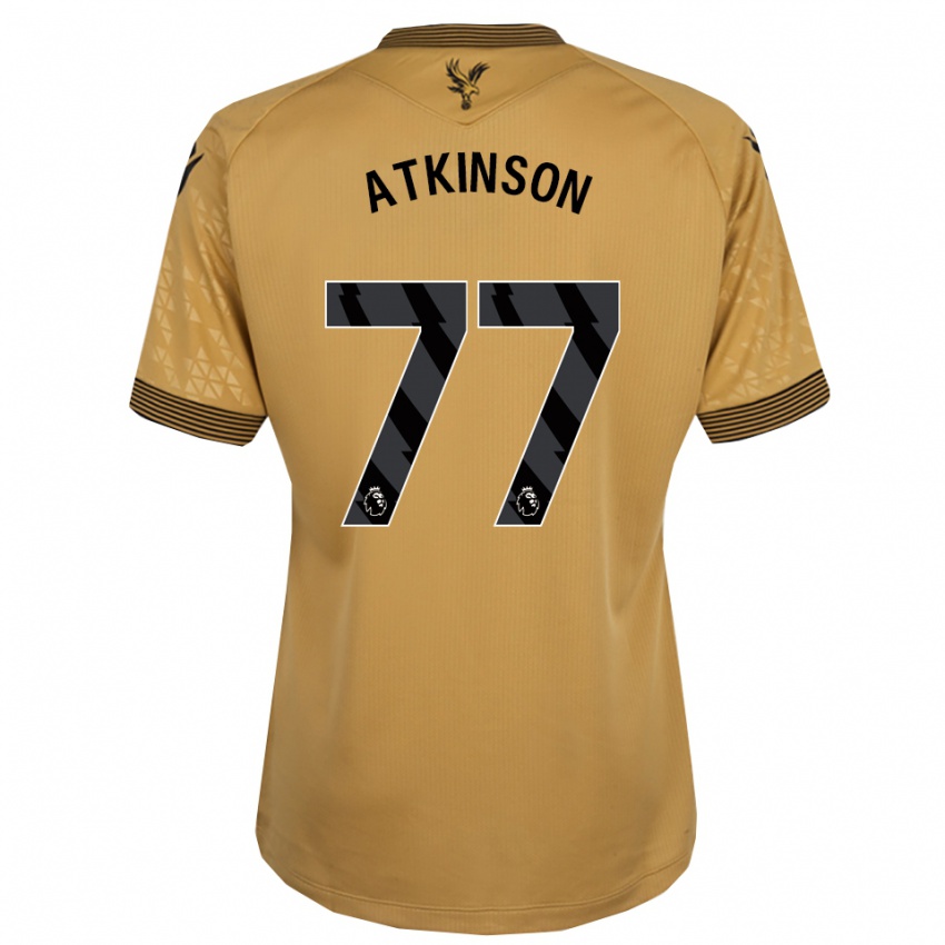 נשים Isibeal Atkinson #77 זהב שחור הרחק ג'רזי 2025/26 חולצה קצרה