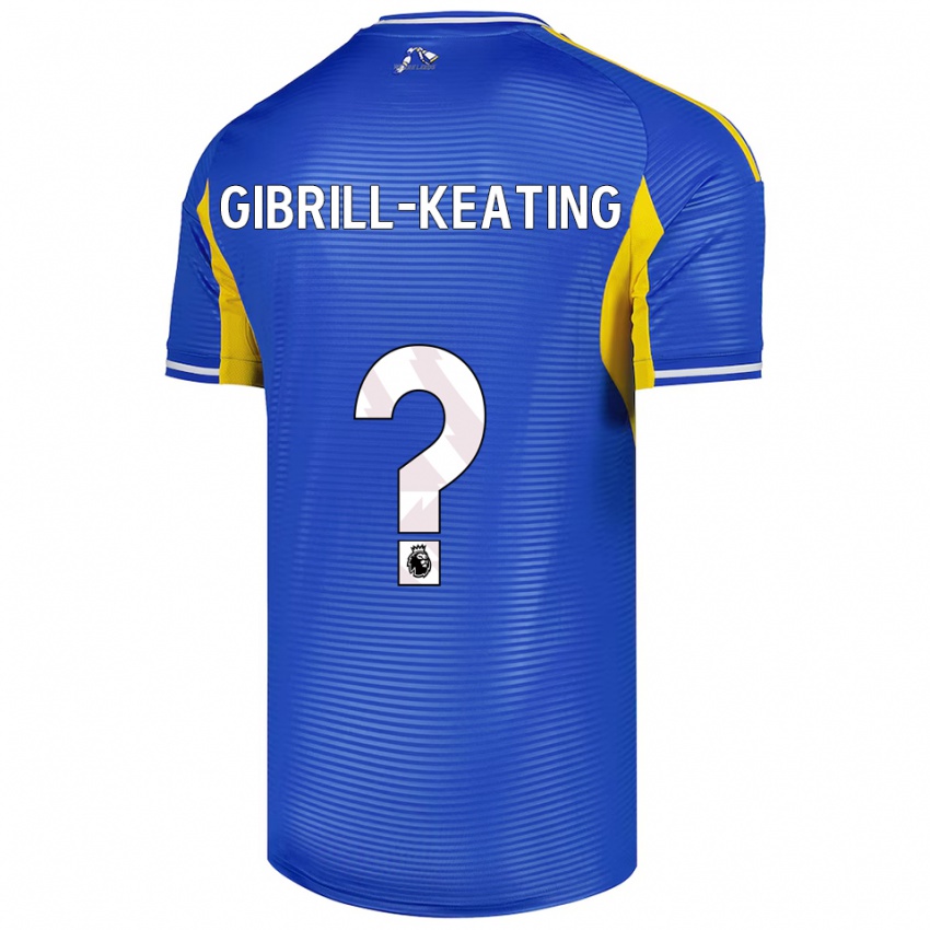 נשים Sian Gibrill-Keating #0 כחול צהוב הרחק ג'רזי 2025/26 חולצה קצרה
