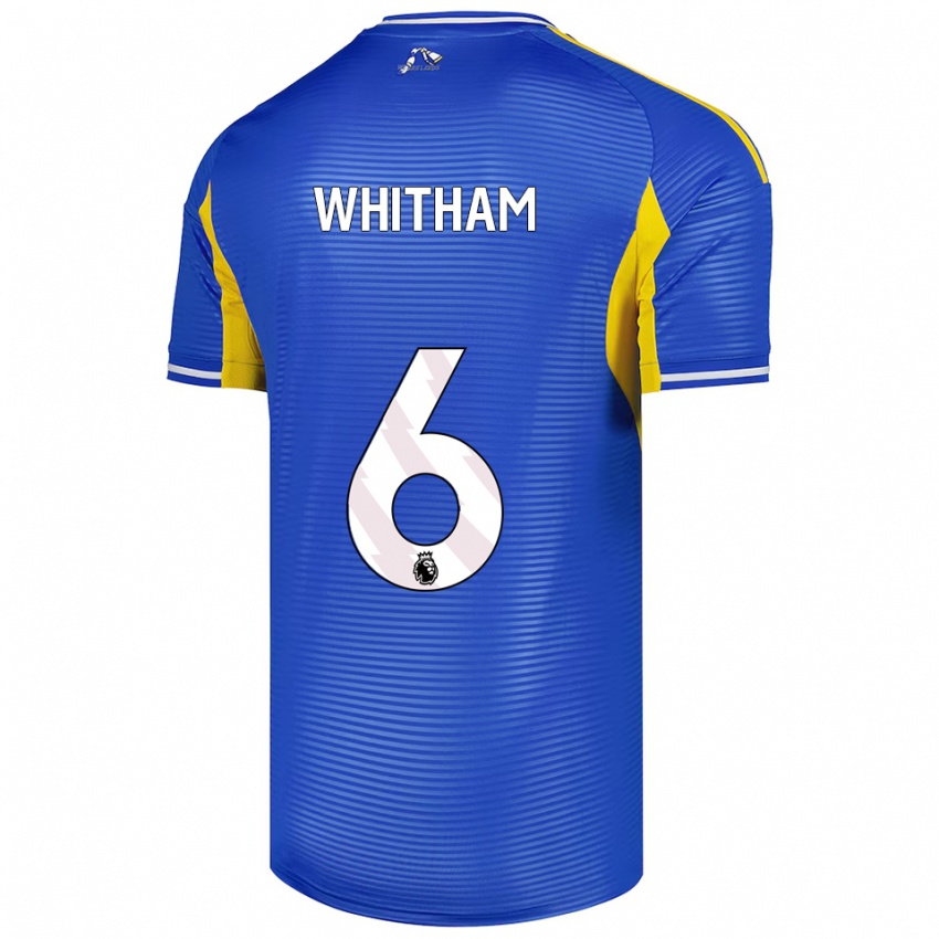 נשים דניאל וייטהאם #6 כחול צהוב הרחק ג'רזי 2025/26 חולצה קצרה