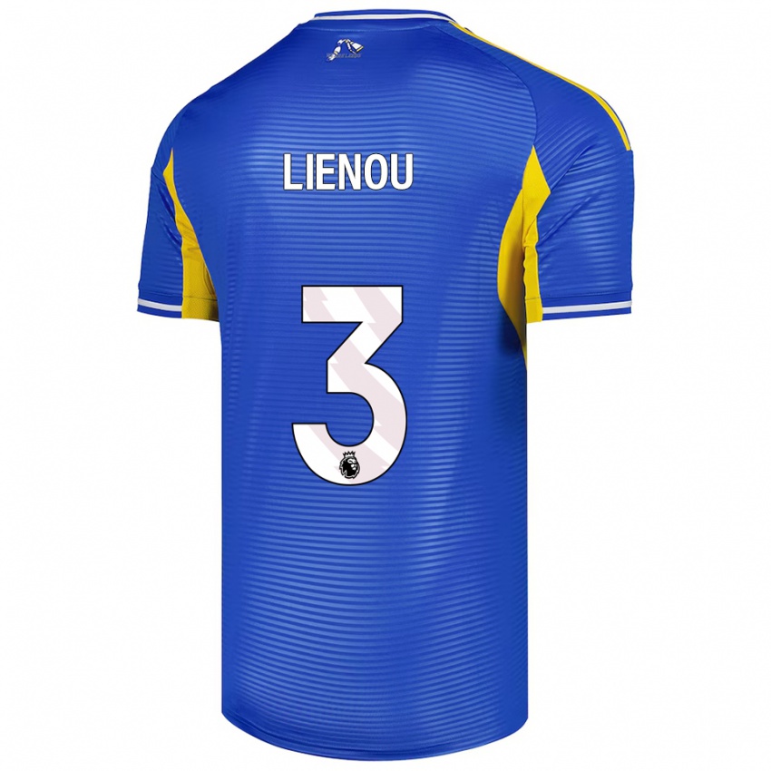 נשים Jayden Lienou #3 כחול צהוב הרחק ג'רזי 2025/26 חולצה קצרה